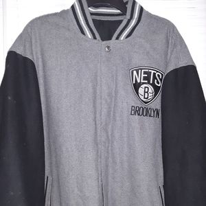 Brooklyn Nets JH Design Embroided Logo Reversible